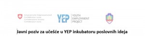Јавни позив за „YЕP“ пројекат запошљавања и самозапошљавања